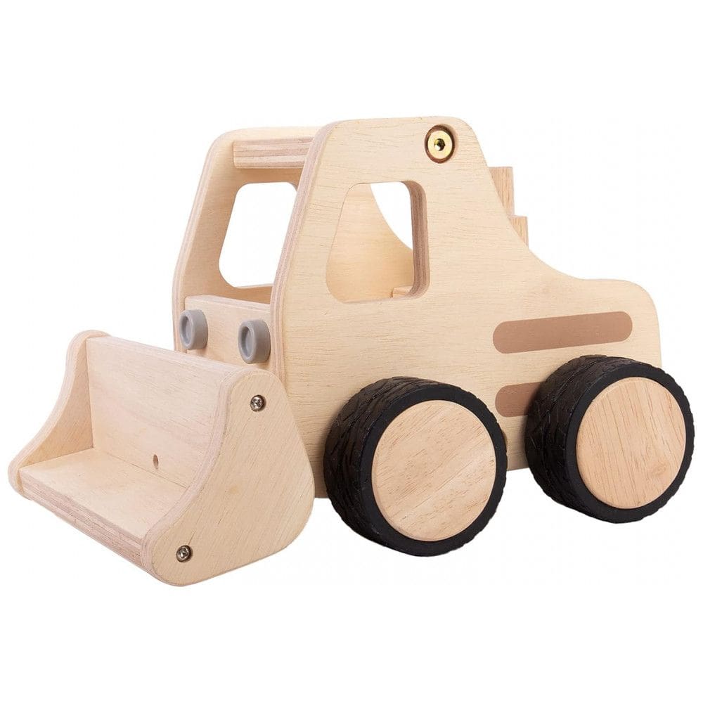 Veículo de Madeira Caminhão Guia Guidecraft Natural com Rodas Antiderrapantes, Brinquedo Educativo Manual G6720