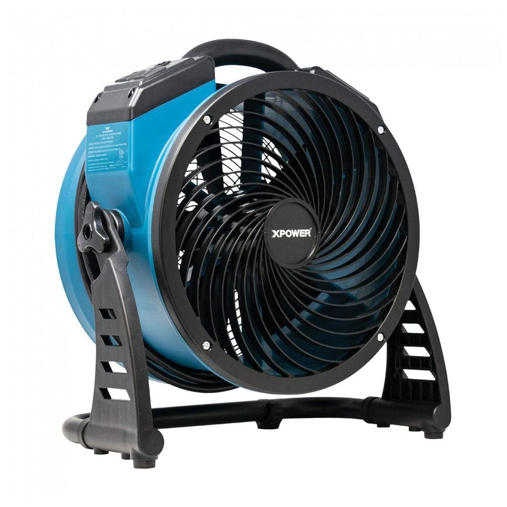 Ventilador Industrial XPOWER FC-250AD Azul, Motor DC Brushless, Velocidade Variável, Timer 3h, 33 cm, 1560 CFM, 110V