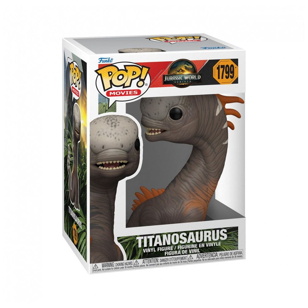 Funko Pop! Titanosaurus Jurassic World Rebirth Multicolorido figura em vinil colecionável 13 cm