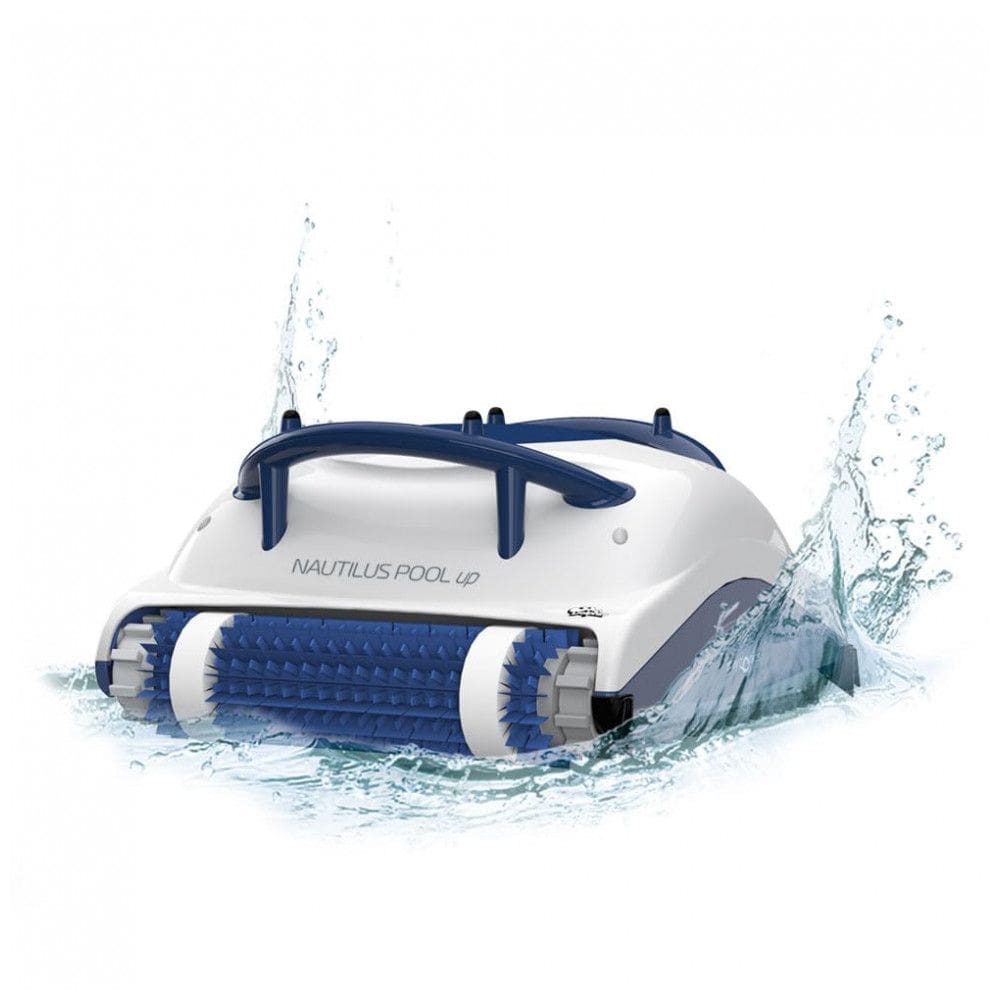 Aspirador Robótico para Piscinas Dolphin Nautilus Pool-Up, Branco, Escova Esfregadora e Subida em Paredes, Limpeza em 2h, Voltagem 230V AC