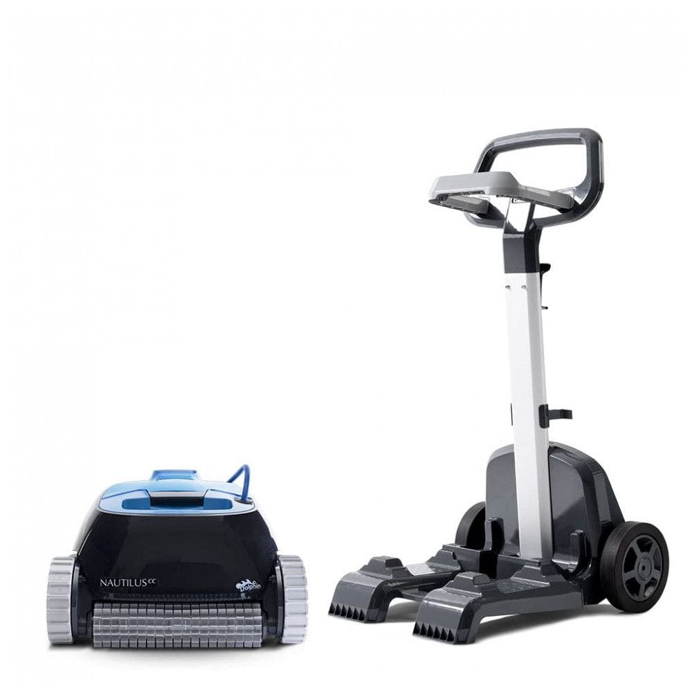 Robô Aspirador para Piscinas Dolphin Nautilus CC, Preto, Escova Ativa, Navegação Inteligente, Cesto de Filtro Top-Load, Modelo 2025