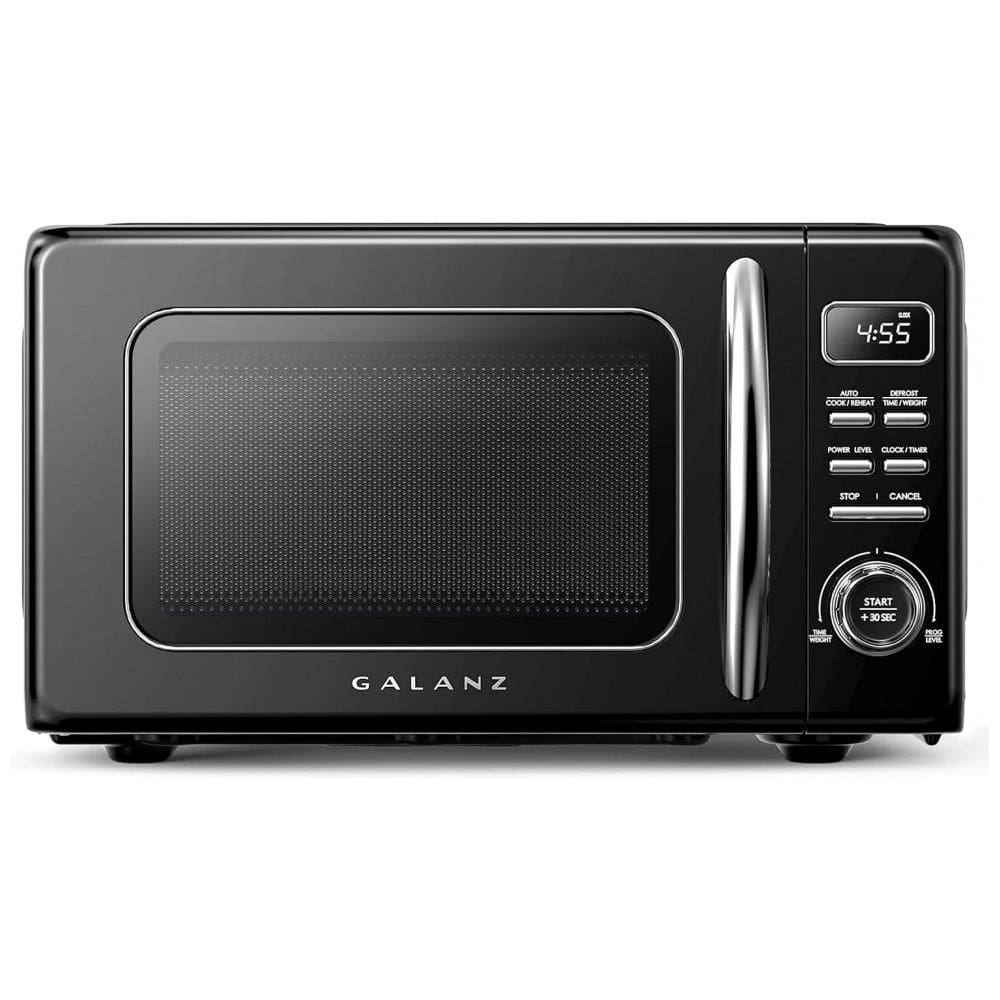 Forno Micro-ondas Retrô de Bancada Galanz Preto 20L 700W 110V