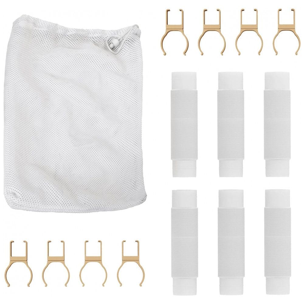 Set de Tubos Sensoriais e Clipes Guidecraft, Plástico Resistente Transparente, Jogos STEM e Atividades Motoras, 6 Tubos de 1 Metro + 8