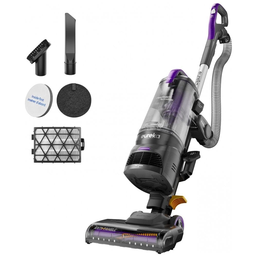 Aspirador Vertical Eureka FlexReach Roxo 192AW Lift-Up Anti-Emaranhado NEU651PL 2.3L 110V
