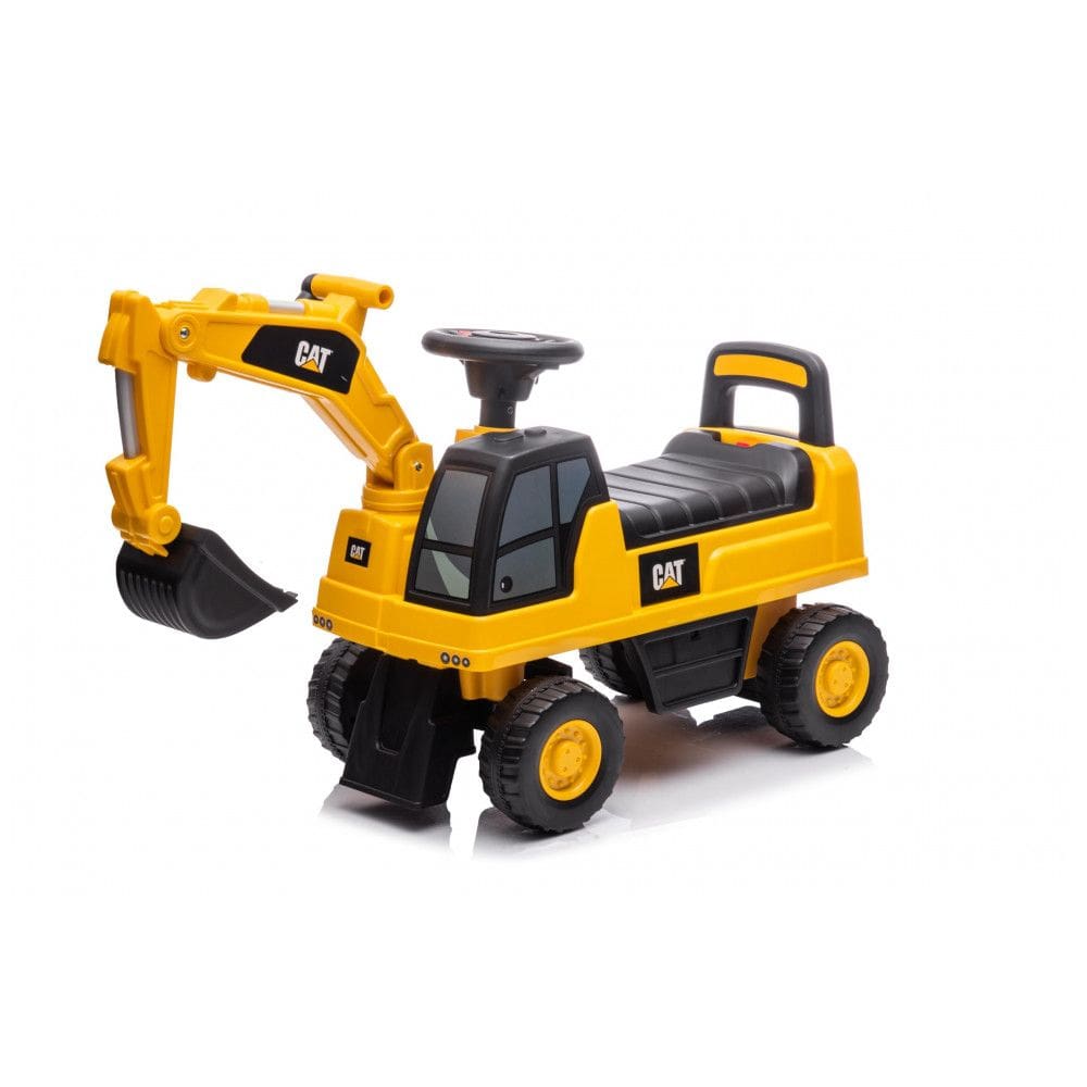 Carrinho de empurrar infantil Best Ride On Cars escavadeira CAT com pá frontal funcional