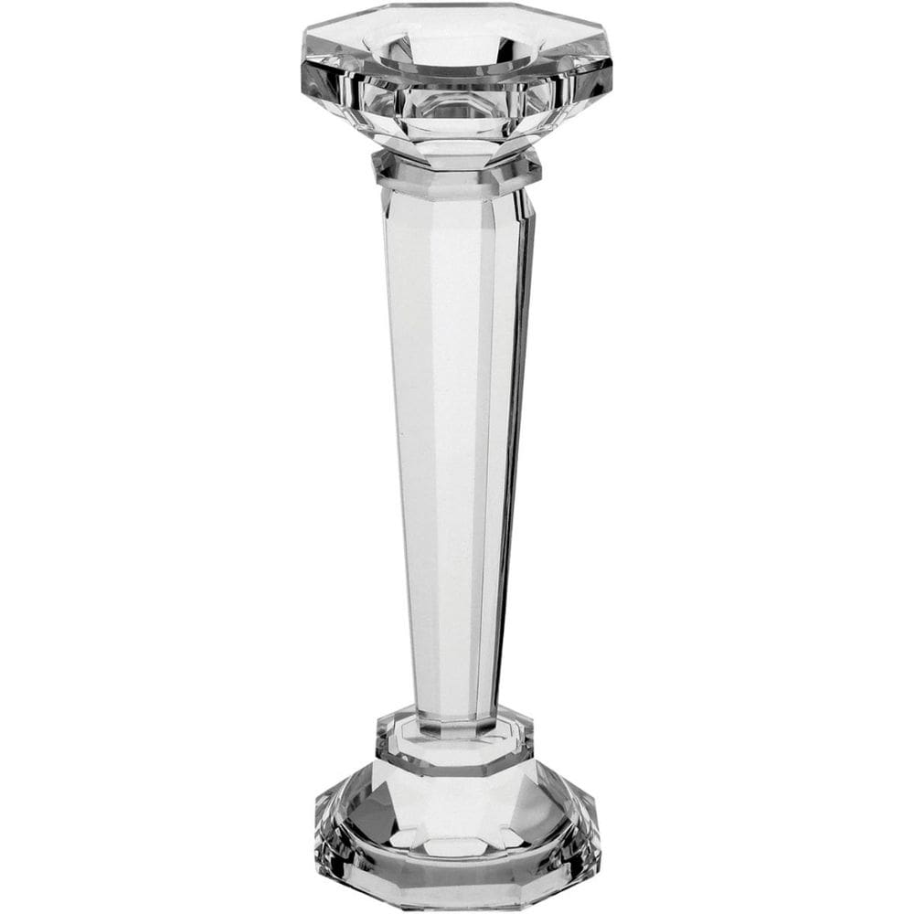 CASTIÇAL ILLUSION CRISTAL 23x8x8cm TRANSPARENTE