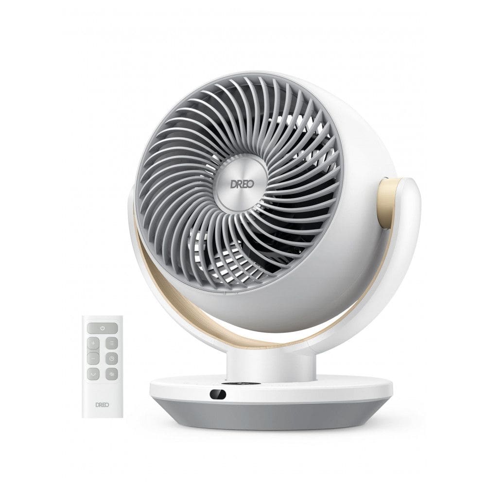 Ventilador Circulador de Mesa Dreo Branco Puro 28 cm, 4 Velocidades, Oscilação 90°/Inclinação 120°, Alcance 18 m, Silencioso 28 dB