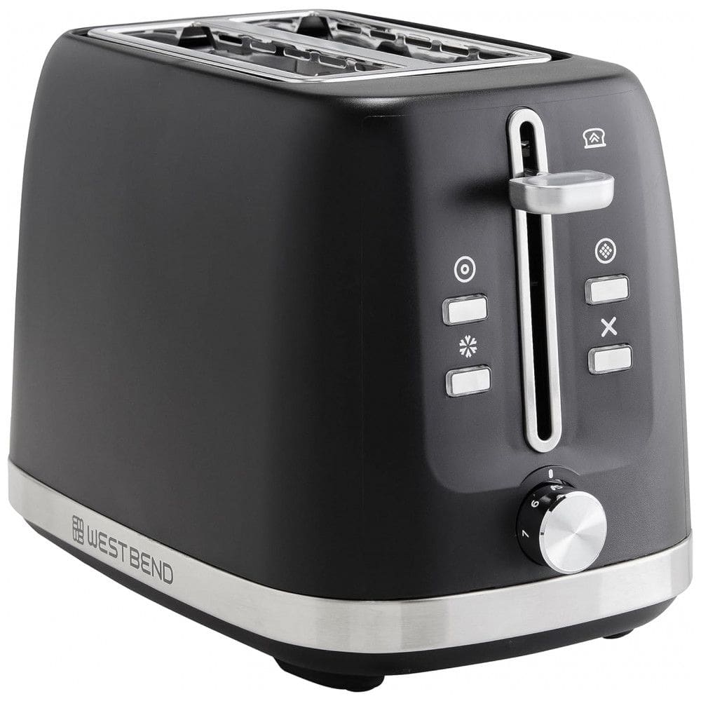 Torradeira West Bend 2 Fatias Preta Fendas Largas 7 Níveis de Tostagem 750W 110V