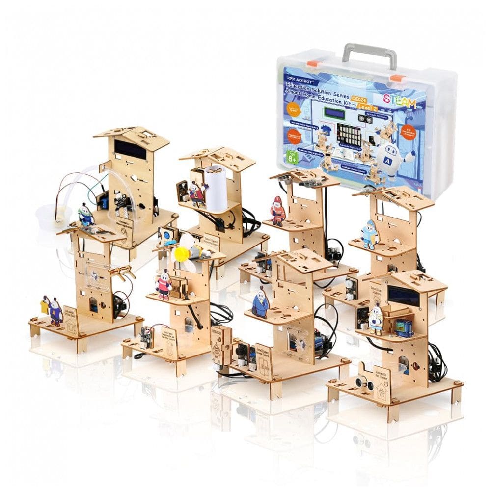 ACEBOTT Kit Educacional STEM ESP32 com 8 Peças para Robótica e Casa Inteligente – Ideal para Crianças a partir de 12 Anos