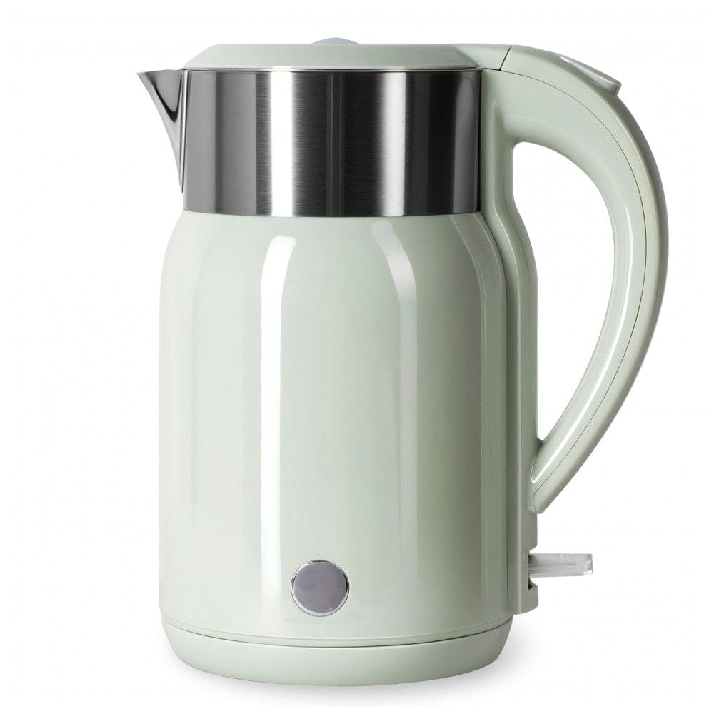 Chaleira elétrica YSSOA 1,8L verde menta sem fio 1100W com desligamento automático e proteção contra fervura a seco 110V