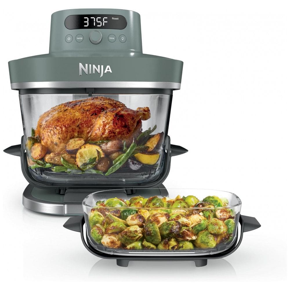 Ninja Crispi Pro Fritadeira de Ar 6-em-1 em Vidro com Tampas Armazenamento 232°C AS101DG 110V
