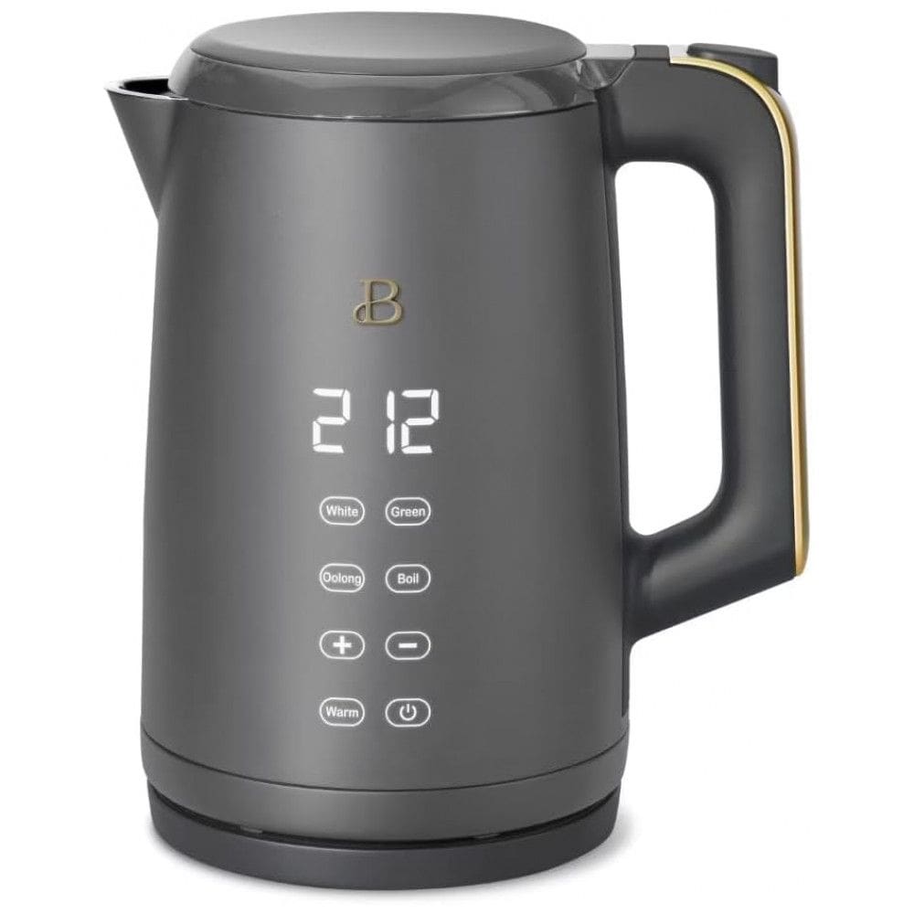 Chaleira elétrica Beautiful 1,7L cinza com display touch, 4 programas de temperatura, modo manter aquecido, 1500W, 110V