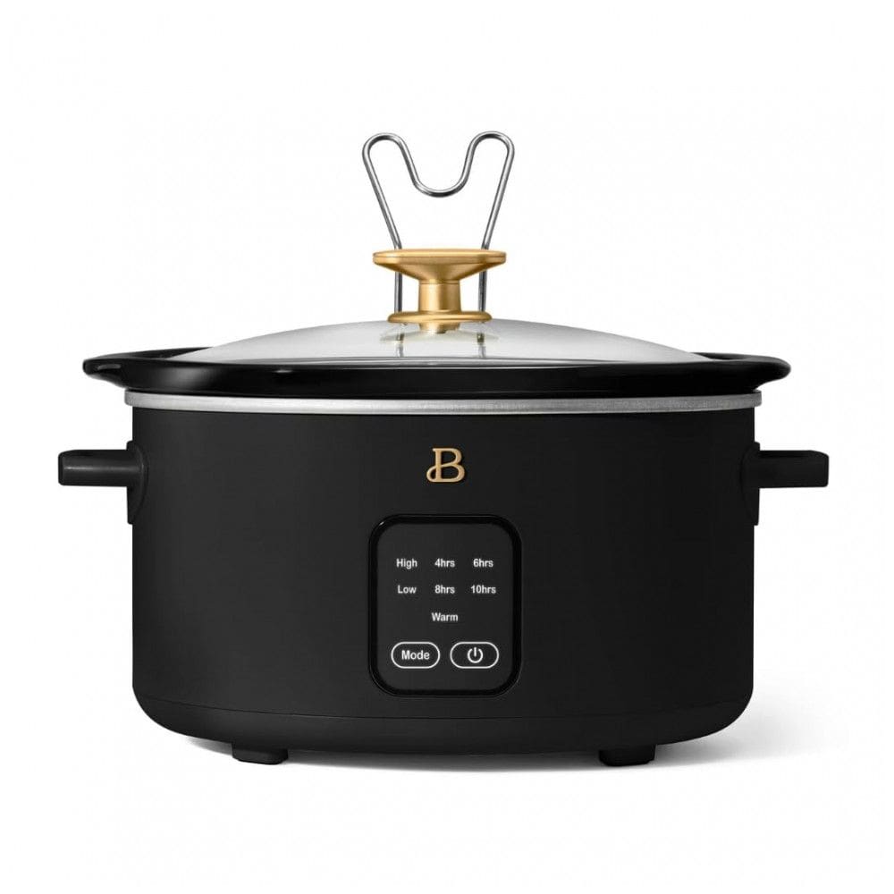 Panela elétrica Slow Cooker digital 4L Beautiful preta display touch programável 220V