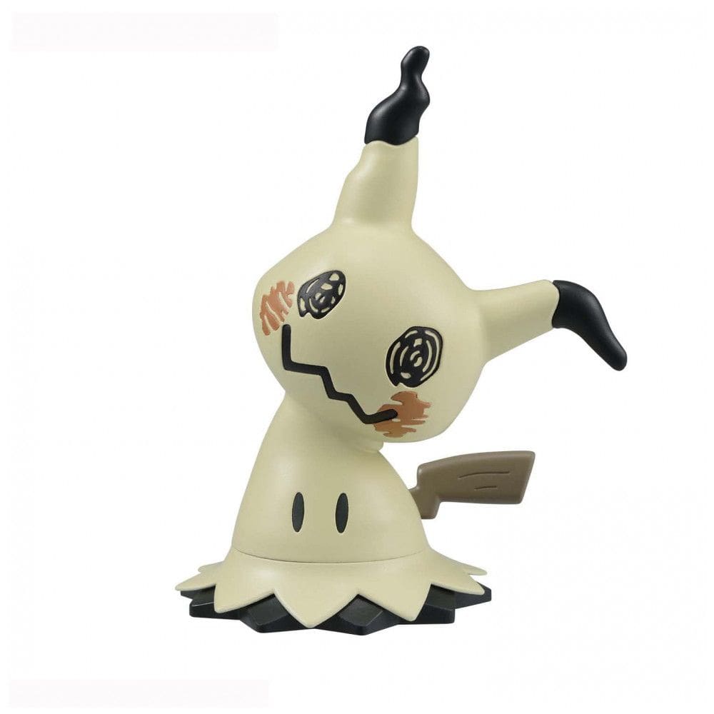 Kit de modelo Pokémon Mimikyu Bandai Hobby amarelo plástico montagem rápida sem cola 13 peças altura 9,5cm