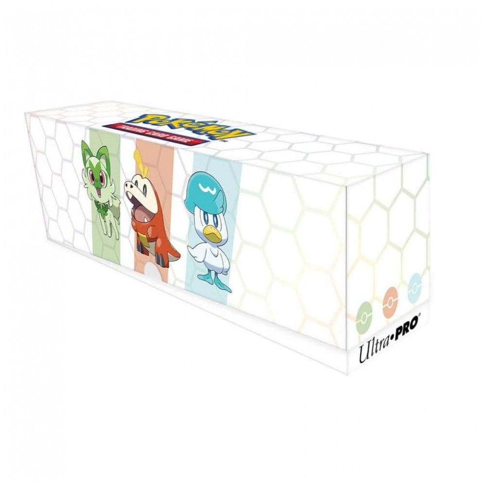 Kit Completo Ultra Pro Pokémon Paldea First Partner com Playmat, 65 Protetores de Cartas, Caixa de Baralho e Estojo de Colecionador