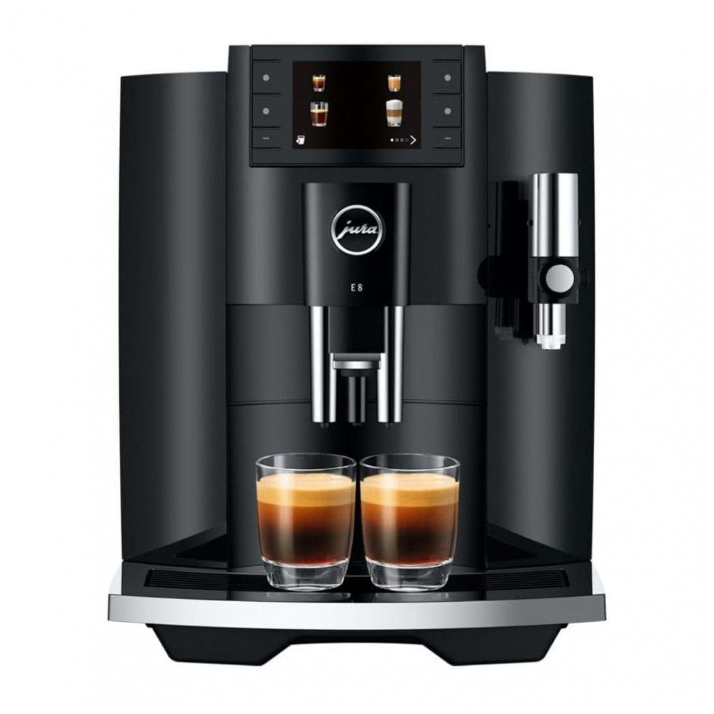 Máquina de Café Automática Jura E8 Preto Piano 17 Especialidades 1450W