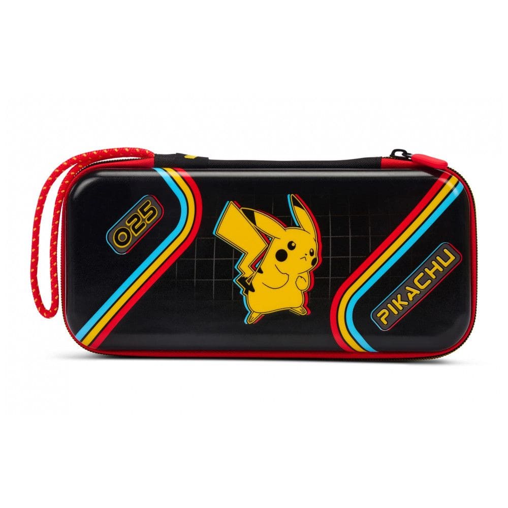Case PowerA Slim Protective para Nintendo Switch com Pikachu #025 e suporte de mesa integrado
