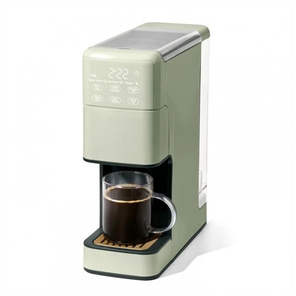 Perfect Grind 19332987234 Sage Green - Máquina de Café Single Serve Programável com Moedor Burr, 64oz/1,89L, 120V