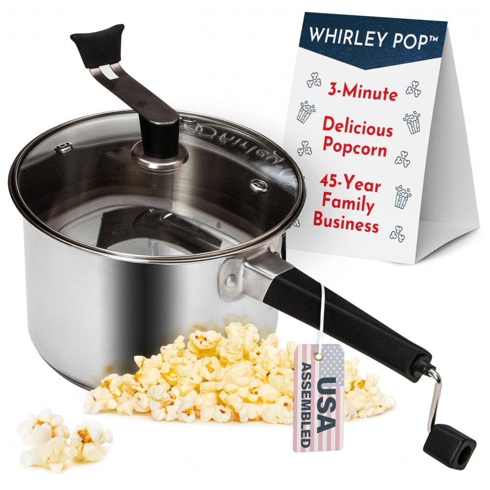 MP - Panela de Pipoca Estufa Whirley Pop Plat