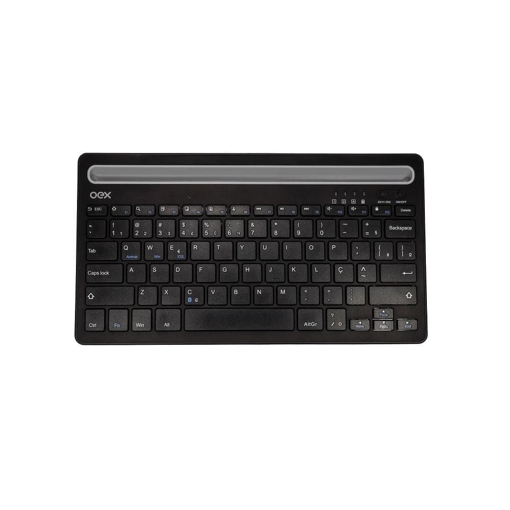 Teclado Bluetooth Recarregável TC502 Plus, para Pc Tab Smart