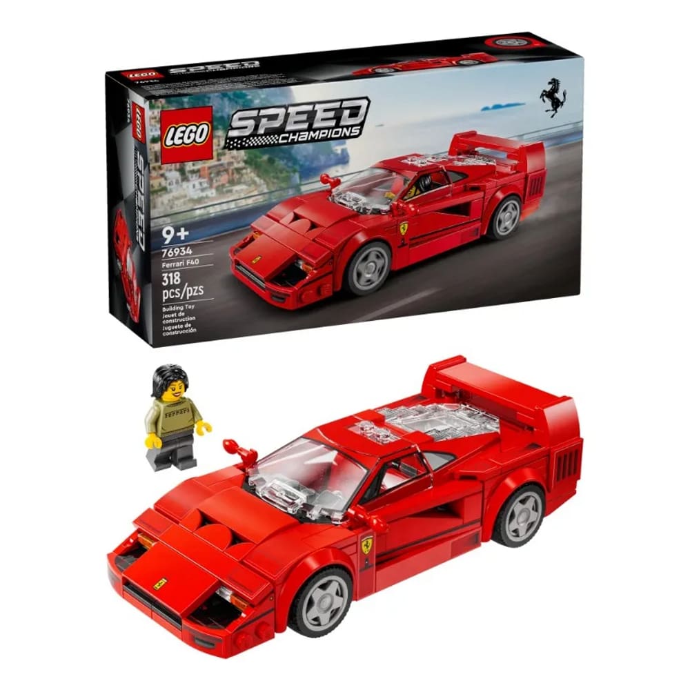 Lego Speed Champions 76934 Ferrari F40 Super Car 318 pçs