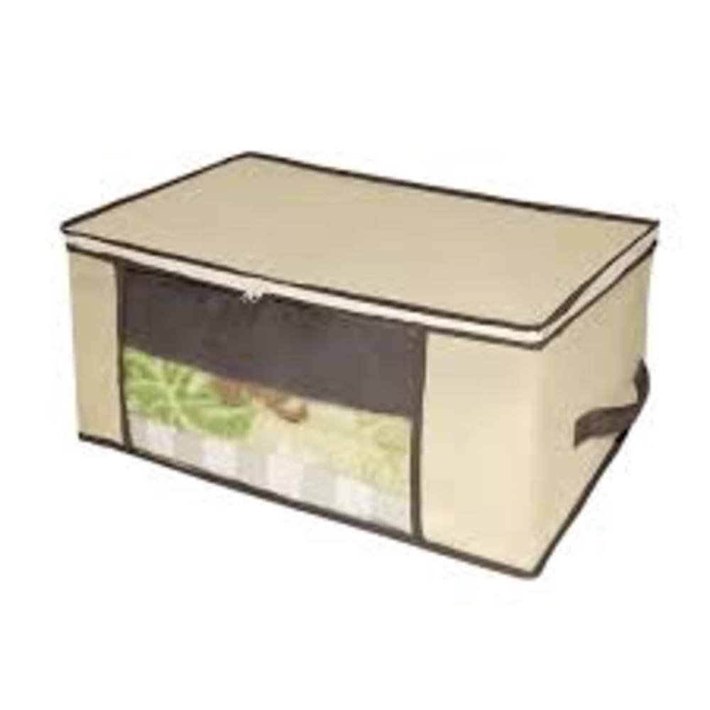 Caixa Organizadora De Guarda Roupa Multiuso Closet Grande Anti Mofo Cobertor Edredom Toalhas Lencol