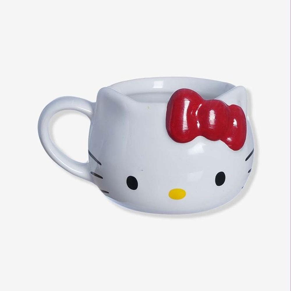 Caneca Ornamento Decorativo Hello Kitty Ceramica 550ml  Zona Criativa