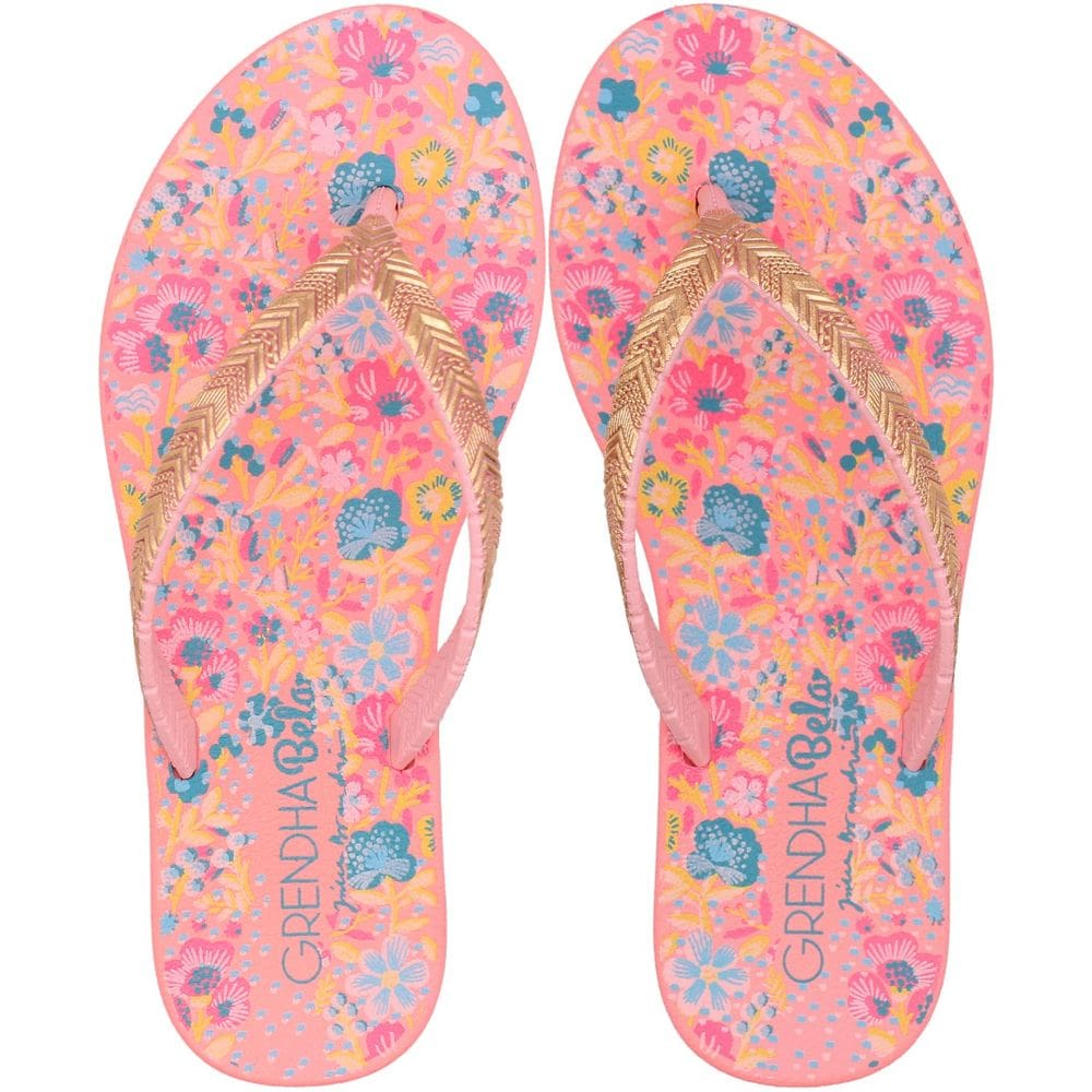 Chinelo De Dedo Infantil Grendha Bela Amor Em Flor Menina