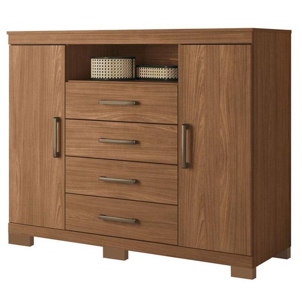 Comoda Havana Master Com Pés Jatobá Acetinado - Santos Andirá