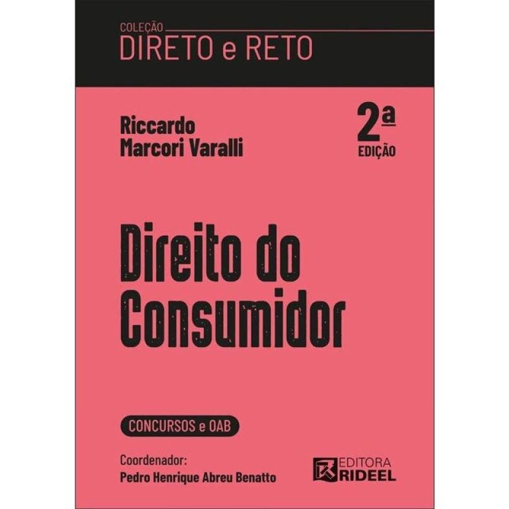 Direito Do Consumidor - Coleção Direto E Reto 1ª Fase Oab - 2026