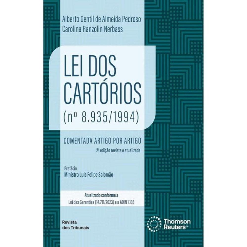 Lei Dos Cartórios (Nº 8.935/1994) - 2026