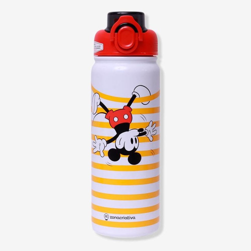 Garrafa Galaxy Disney Mickey 650ml Branca  Zonacriativa