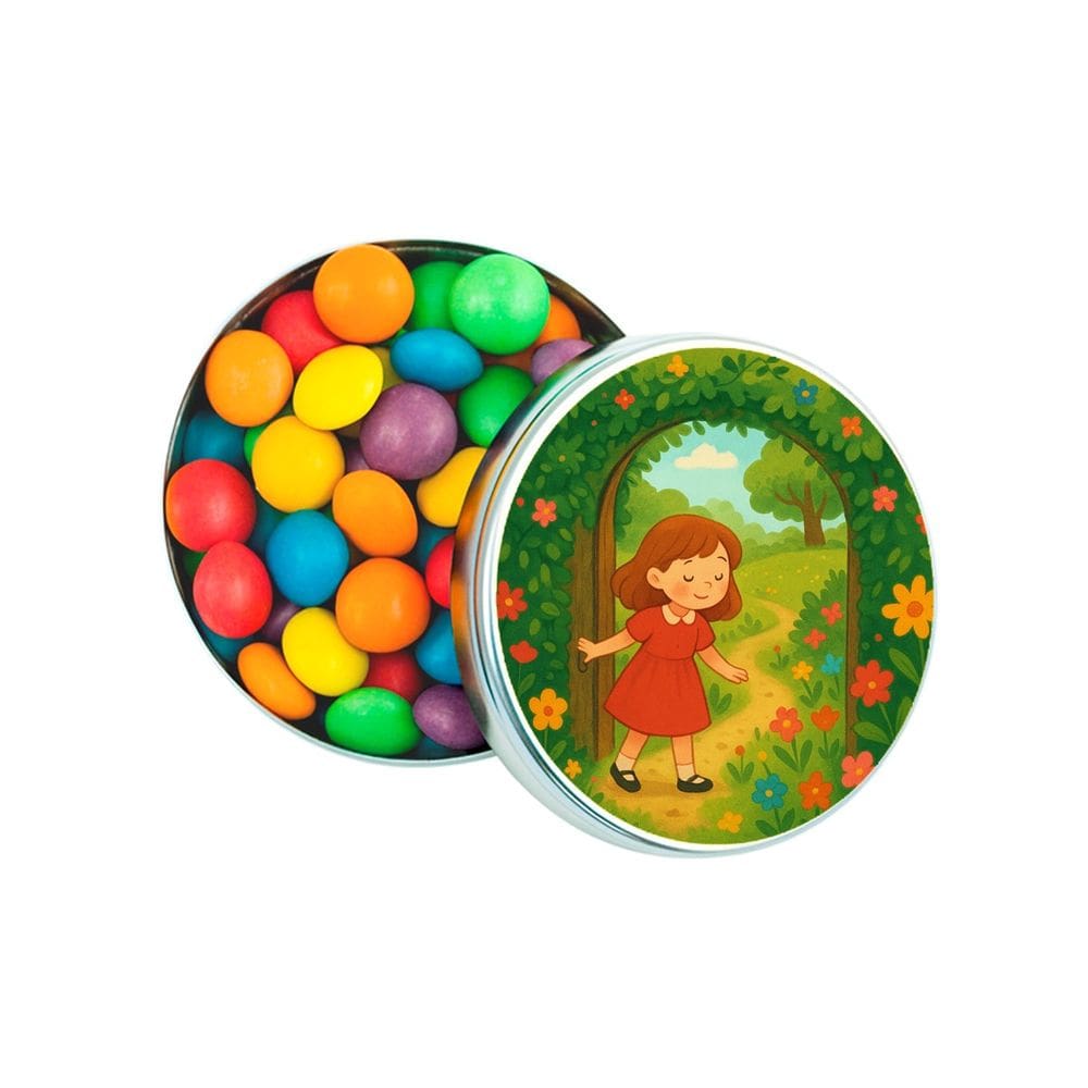 Latinha Lembrancinha Personalizada Jardim Secreto