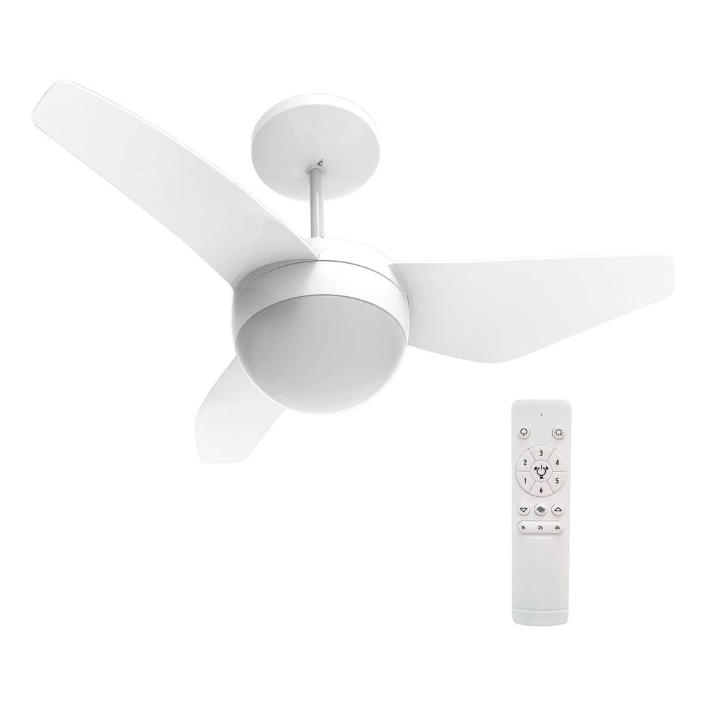 Ventilador Teto Branco 83cm Controle Remoto - Comfort