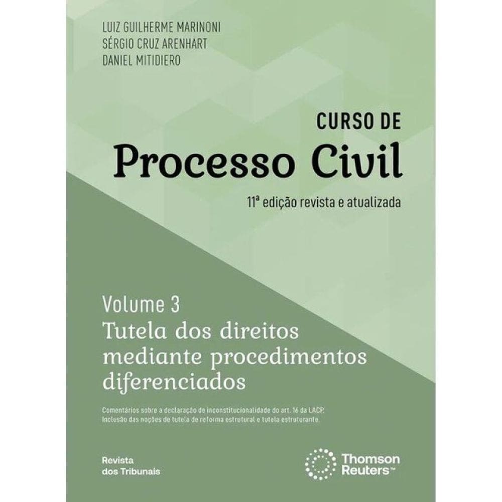 Curso De Processo Civil - 2026 - Vol. 3