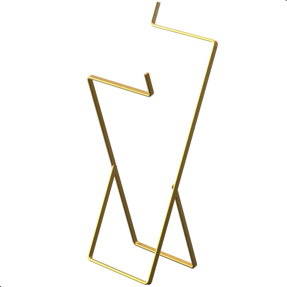 Porta Papel Higiênico Suporte de Chão Duplo Dourado Seul