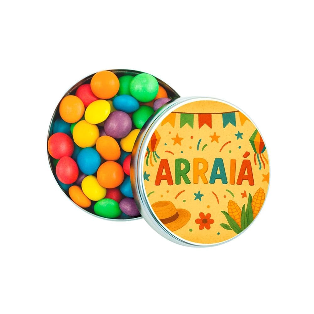 Latinha Lembrancinha Personalizada Festa Junina Arraiá