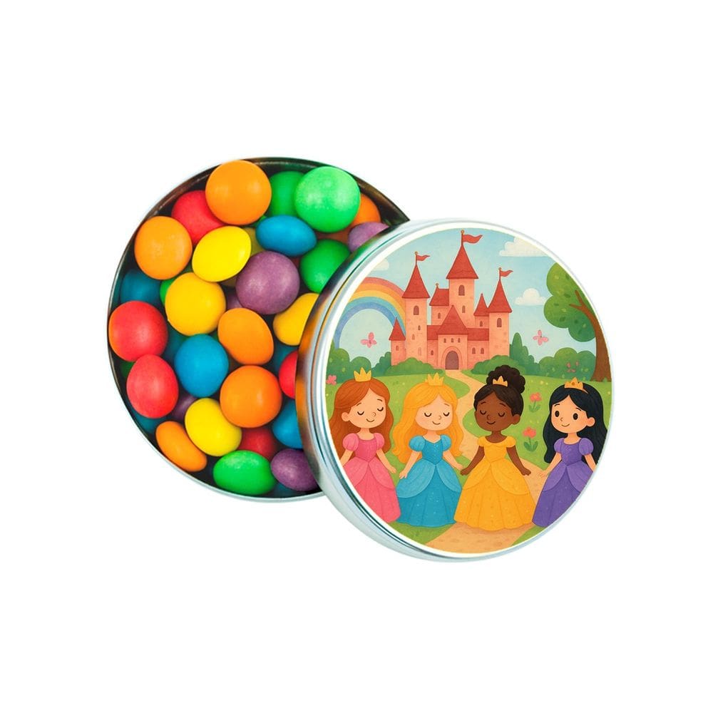 Latinha Lembrancinha Personalizada Princesas Encantadas