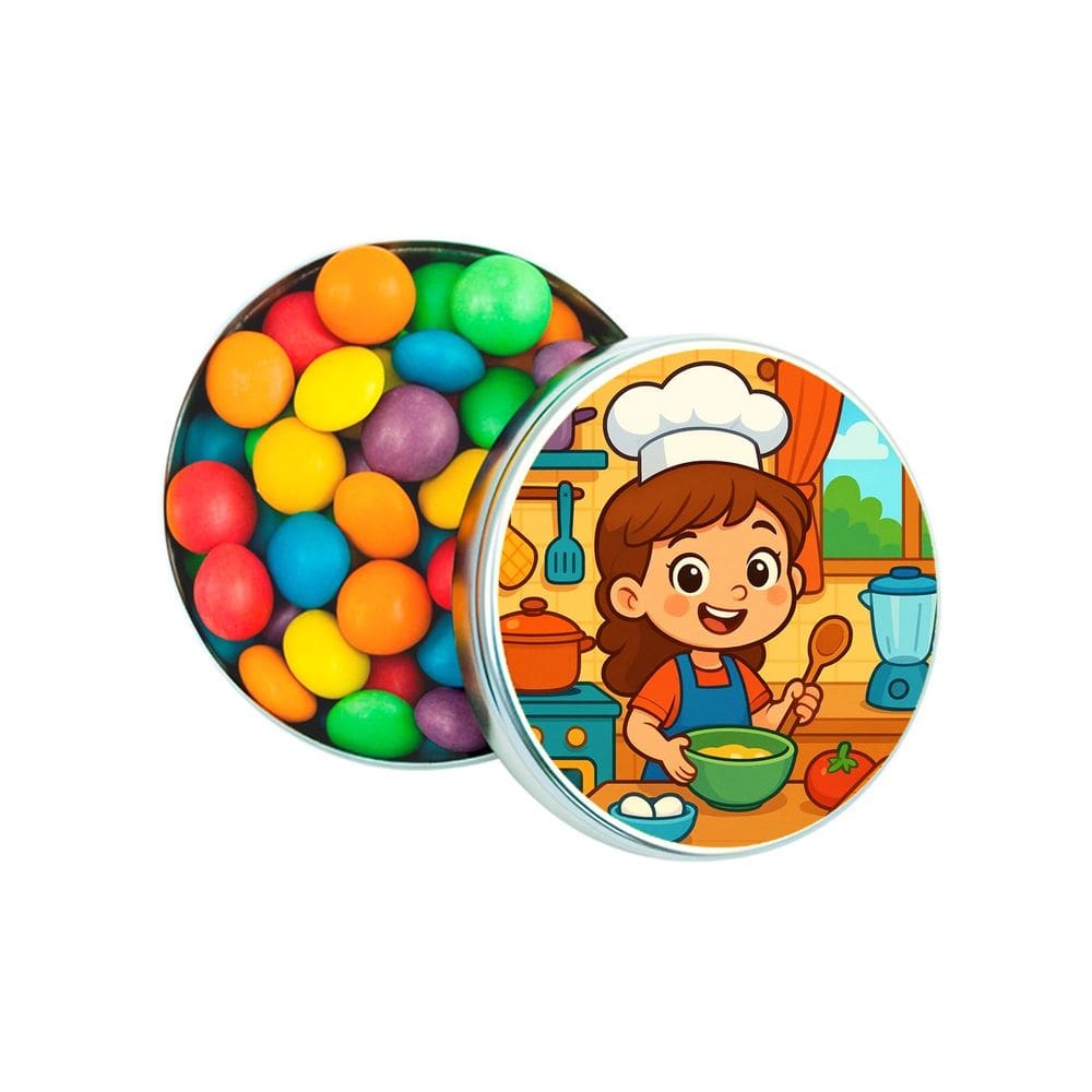 Latinha Lembrancinha Personalizada Cozinha Kids