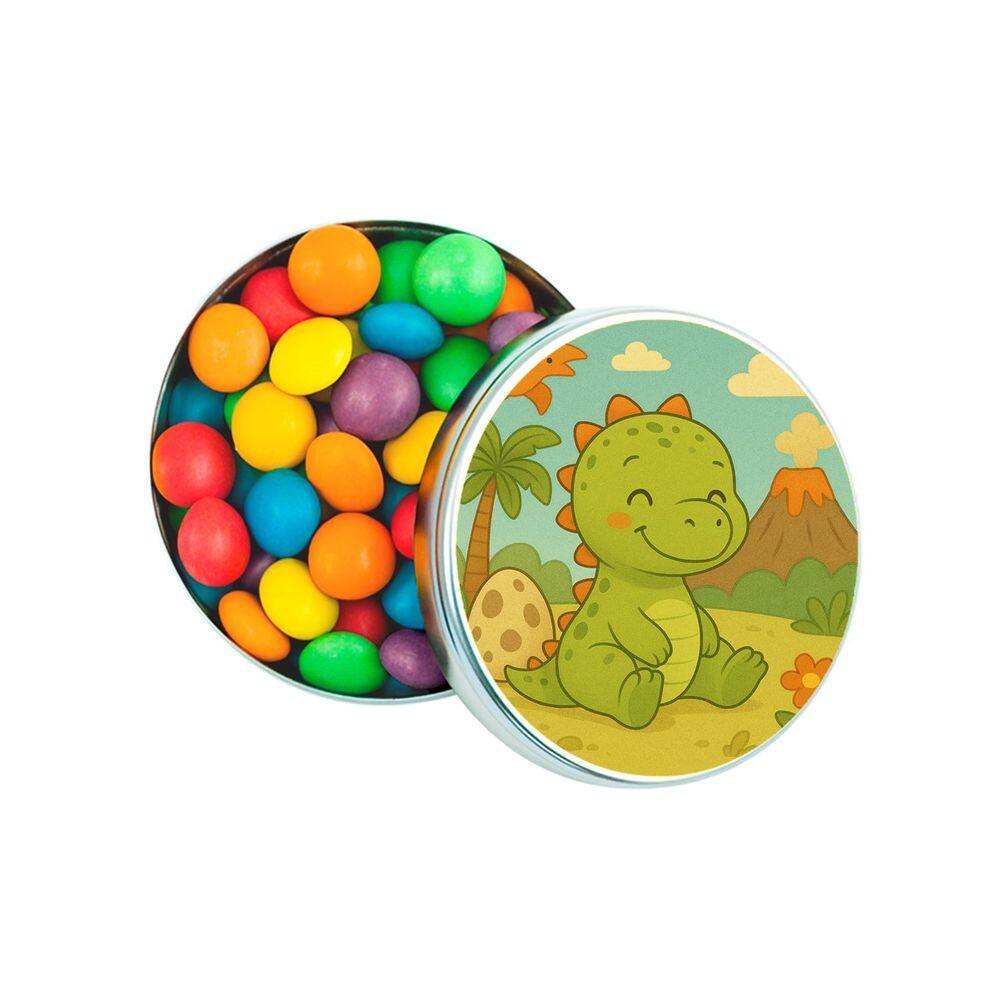 Latinha Lembrancinha Personalizada Dinossauro Baby