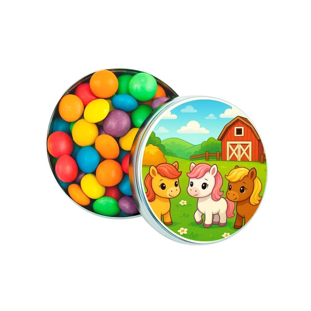 Latinha Lembrancinha Personalizada Pôneis