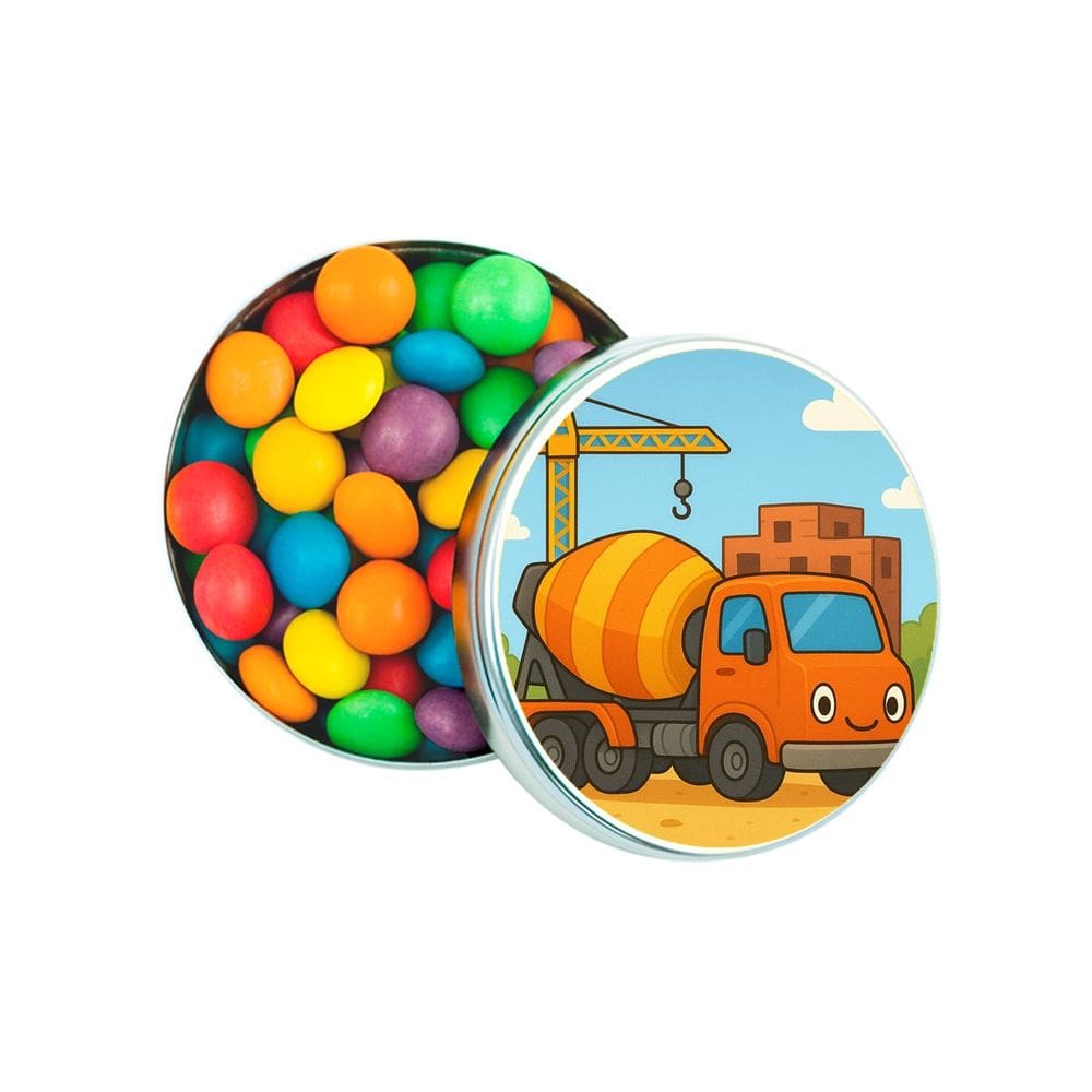 Latinha Lembrancinha Personalizada Betoneira