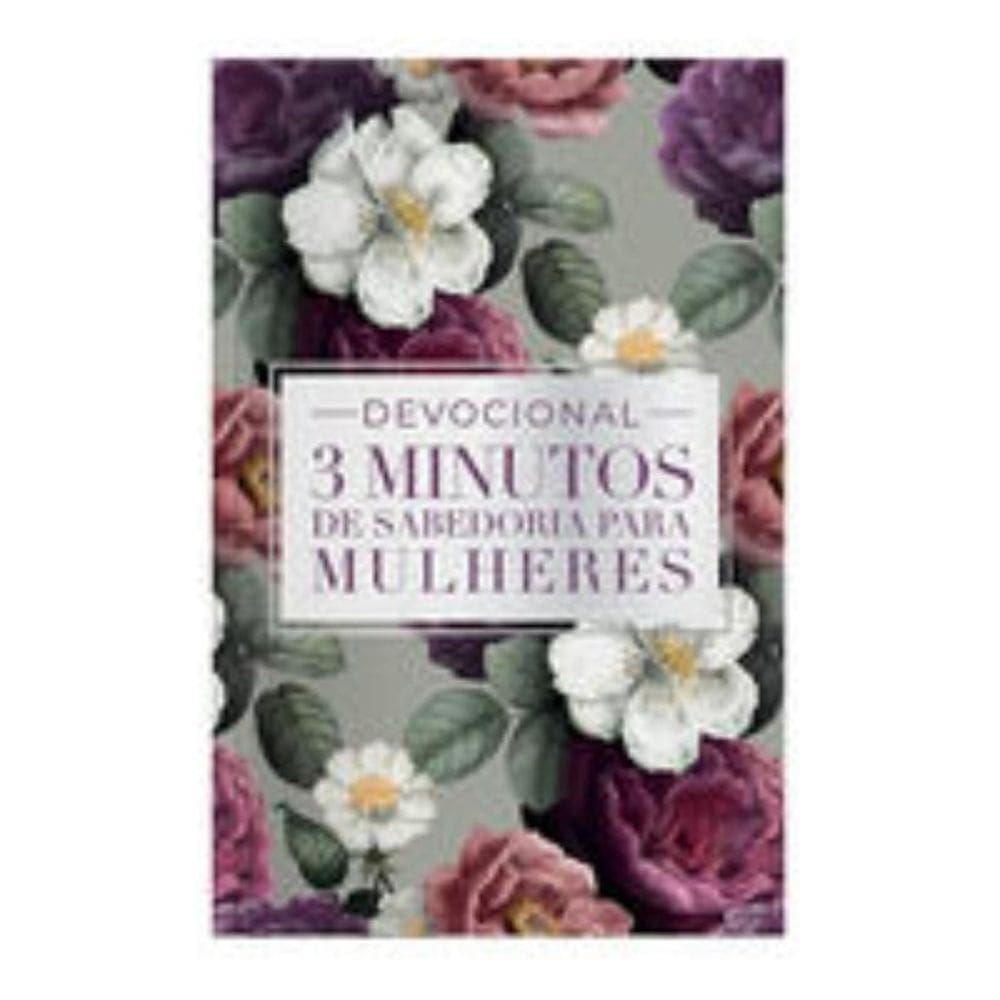 Devocional 3 minutos de sabedoria para mulheres - roxa