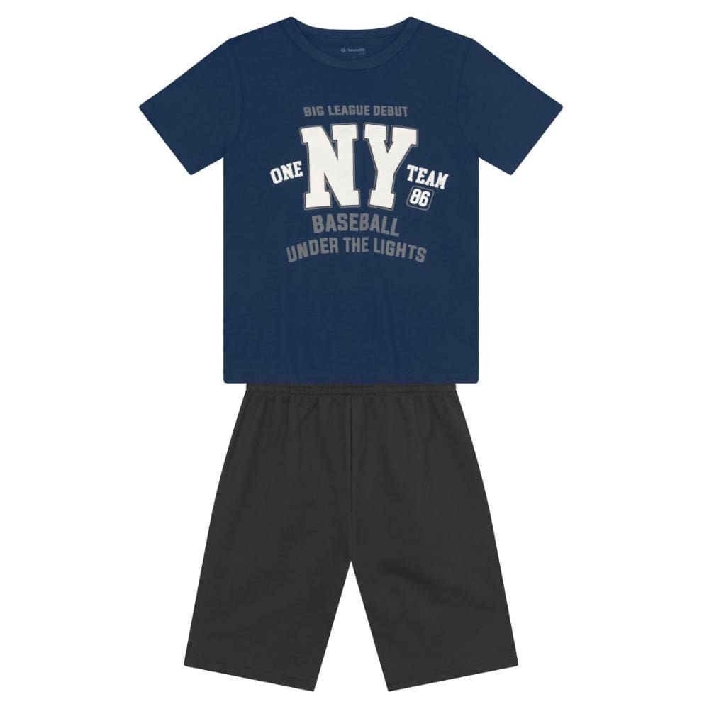 Conjunto infantil menino de beisebol Brandili