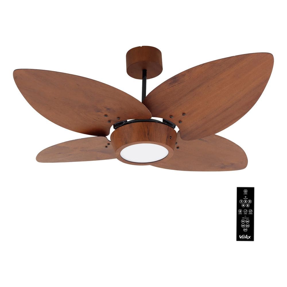 Ventilador Teto Preto 122cm Controle Remoto 110v - Ventex