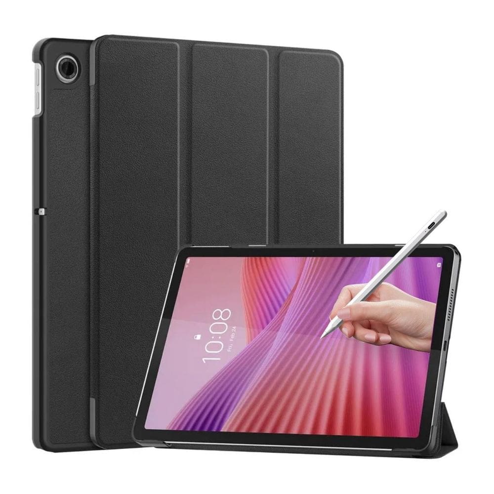 Capinha Magnética Couro Para Lenovo Tab 10.1 Tb311Fu+ Stylus