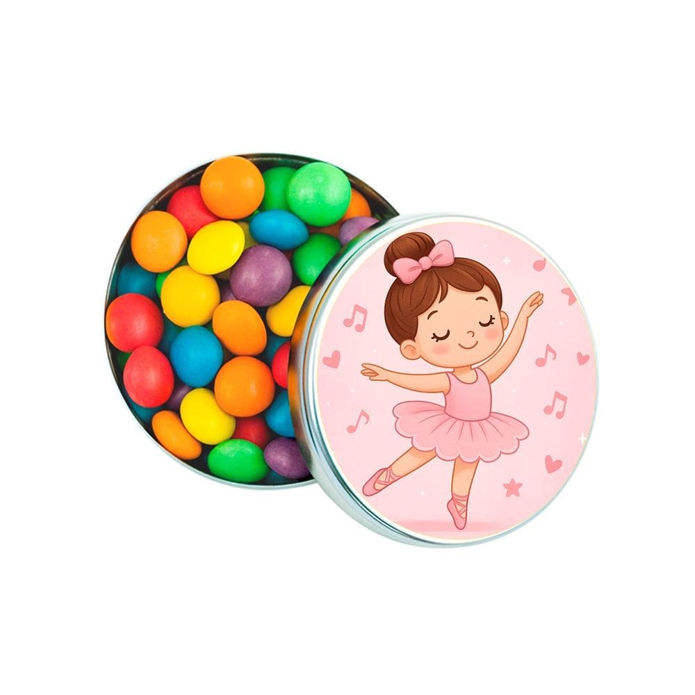 Latinha Lembrancinha Personalizada Bailarina