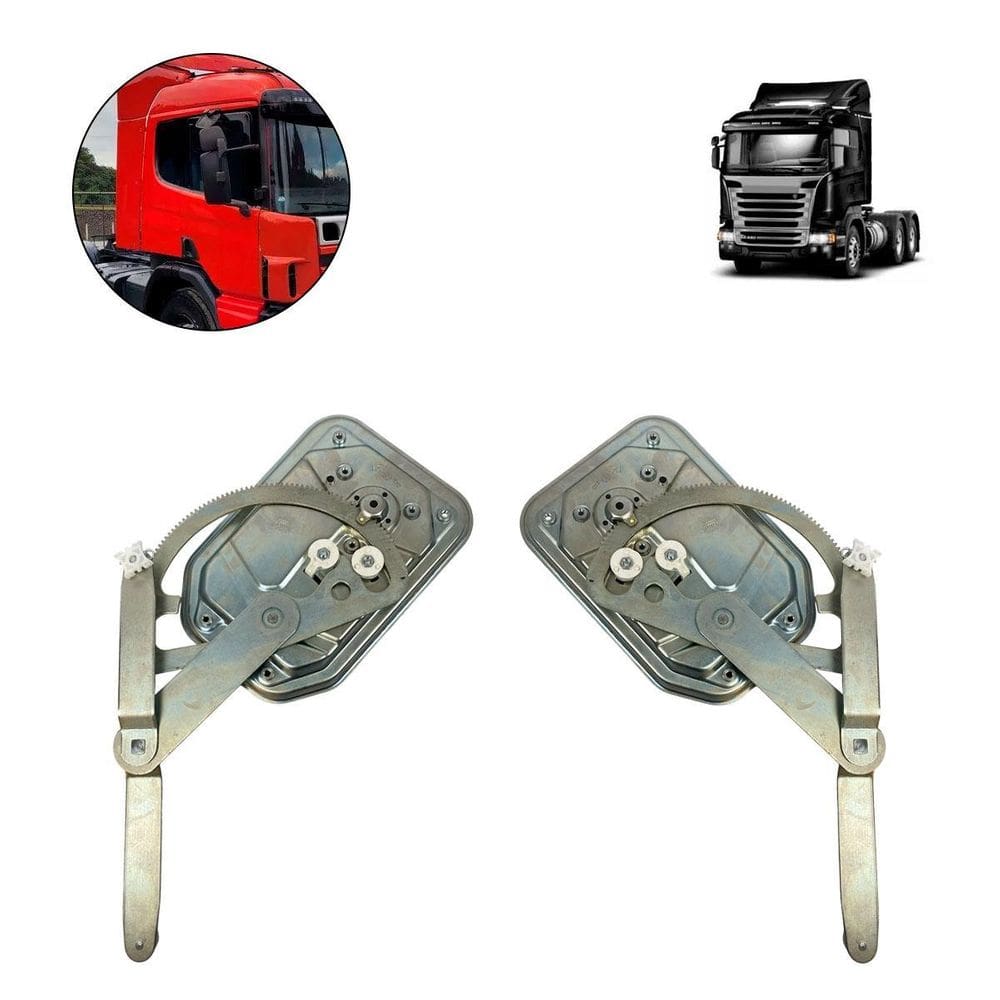 Par Máquina De Vidro Direita E Esq Scania Anos 1981 A 2012