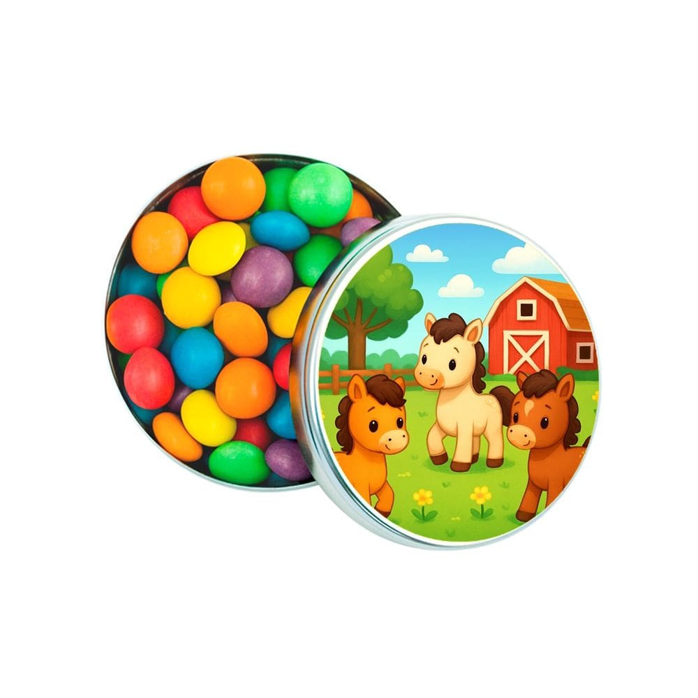 Latinha Lembrancinha Personalizada Cavalinhos