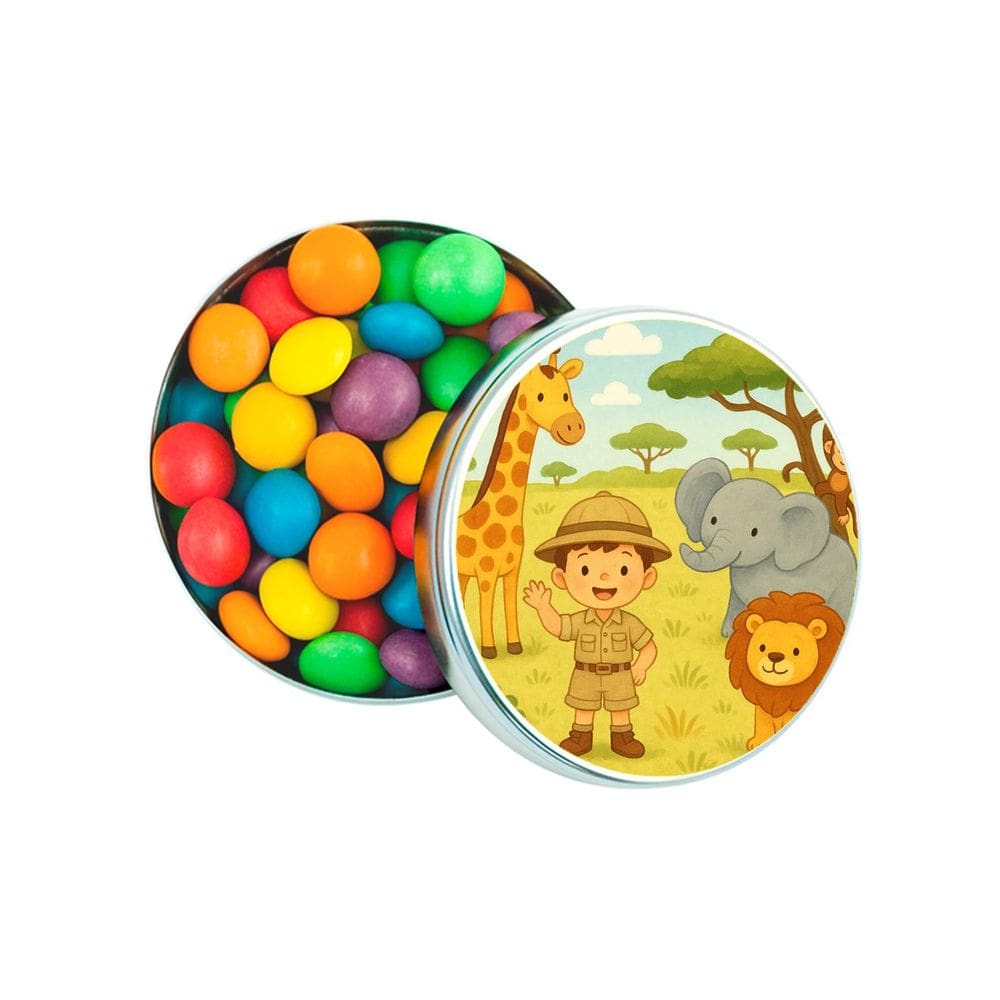 Latinha Lembrancinha Personalizada Safari